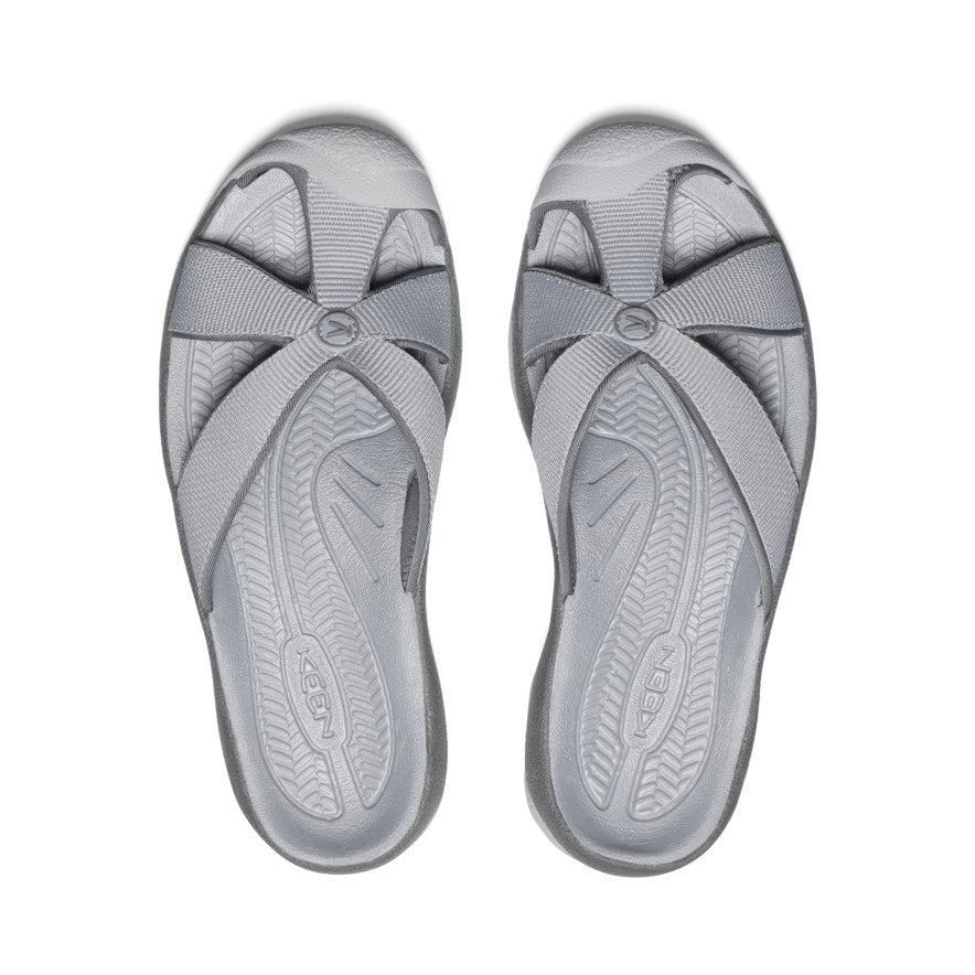 Grey Women Keen Bali Sandal Slides | 31792-LDRW