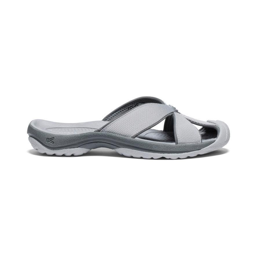 Grey Women Keen Bali Sandal Slides | 31792-LDRW