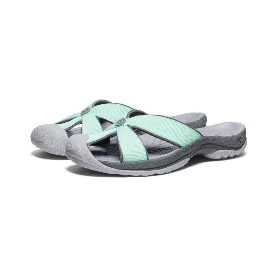 Grey Women Keen Bali Sandal Slides | 81036-ICYX