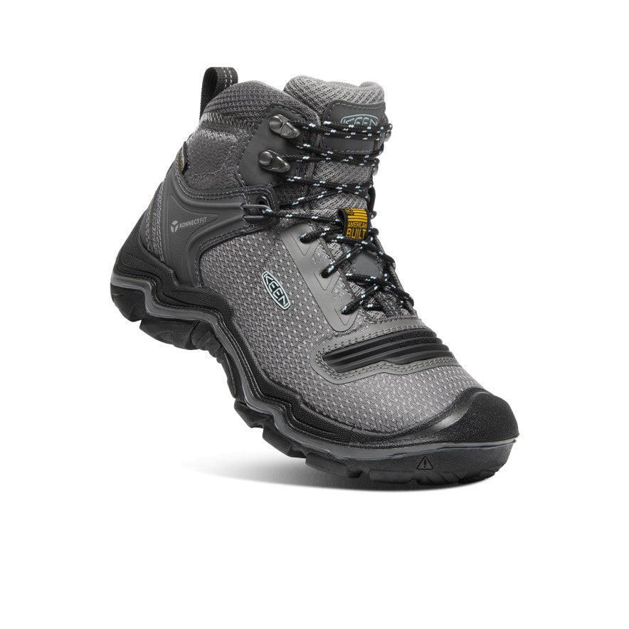 Grey Women Keen Durand EVO Waterproof Mid Hiking Boots | 63089-KGLH