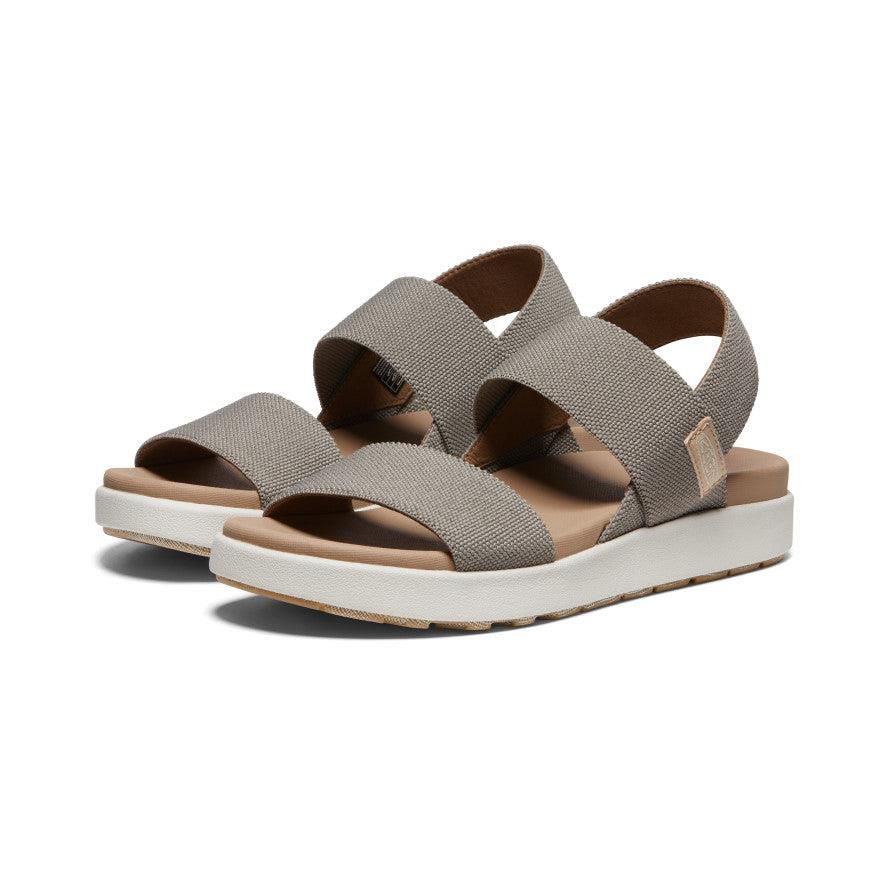 Grey Women Keen Elle Backstrap Sandals | 94816-BEDS