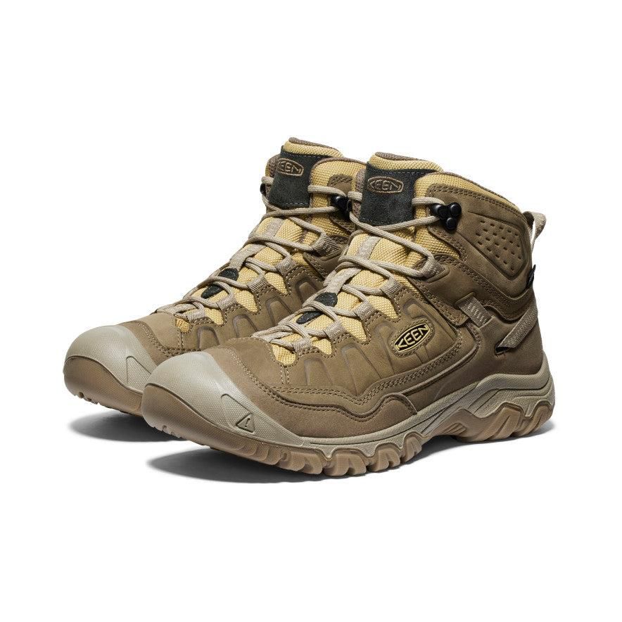 Khaki Men Keen Targhee IV Waterproof Hiking Boots | 42067-XRWP