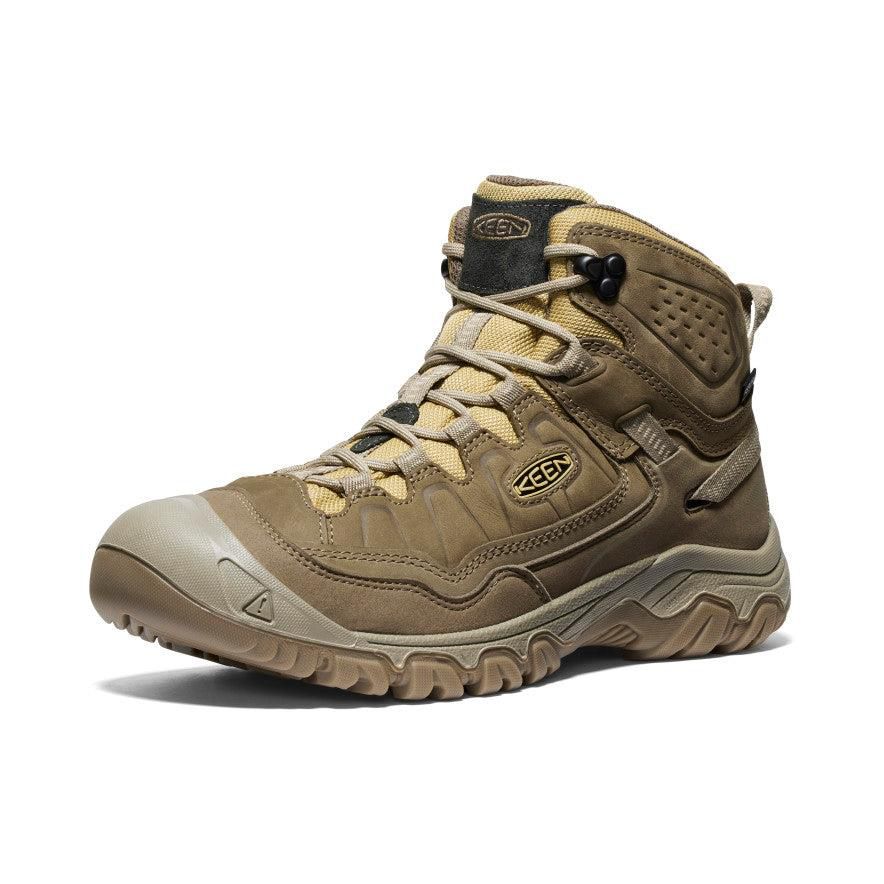 Khaki Men Keen Targhee IV Waterproof Hiking Boots | 42067-XRWP