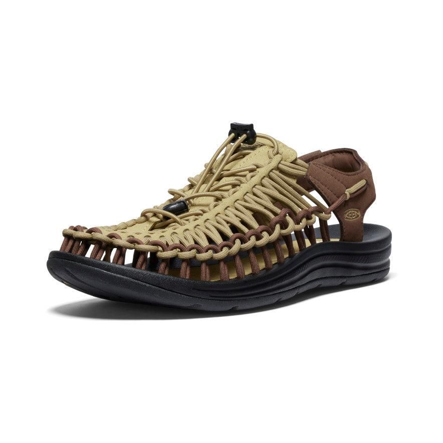 Khaki Men Keen UNEEK Sneaker Sandals | 50732-JLBA