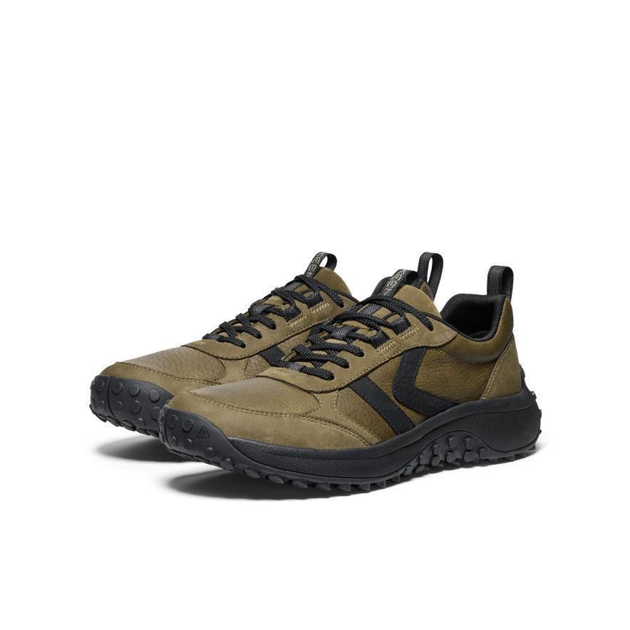 Olive Men Keen KS86 Leather Sneakers | 74519-USXI