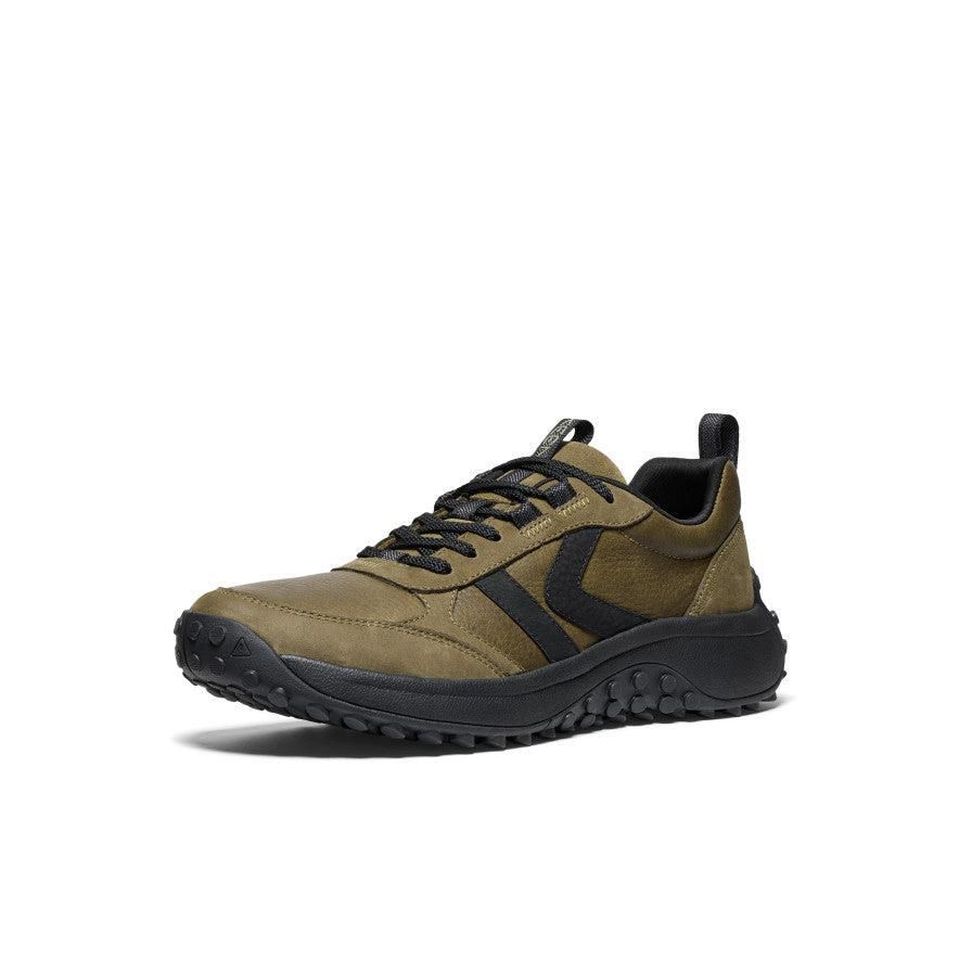 Olive Men Keen KS86 Leather Sneakers | 74519-USXI