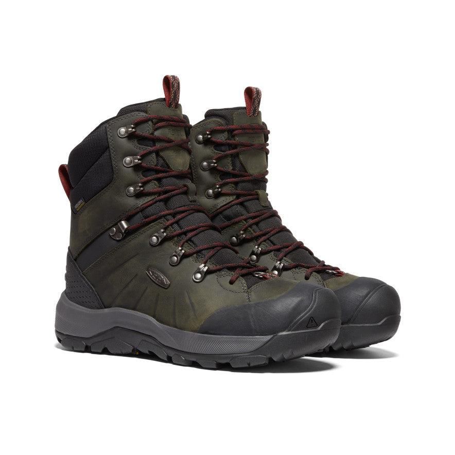 Olive Men Keen Revel IV High Polar Waterproof Hiking Boots | 07236-LGQB