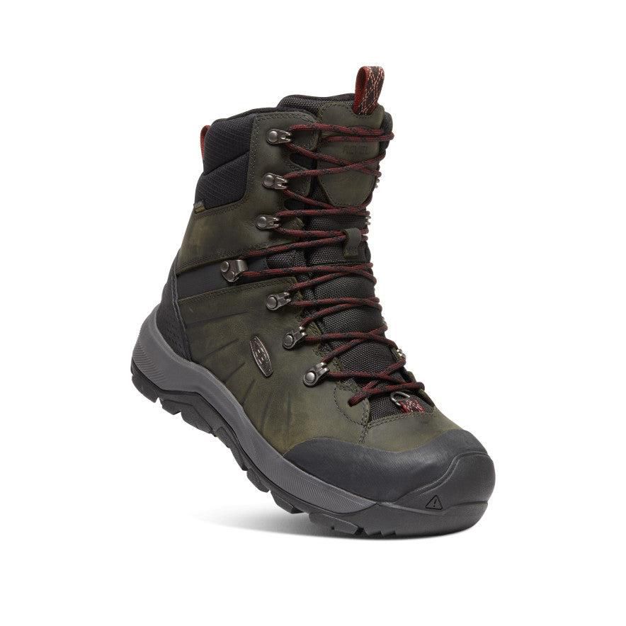 Olive Men Keen Revel IV High Polar Waterproof Hiking Boots | 07236-LGQB