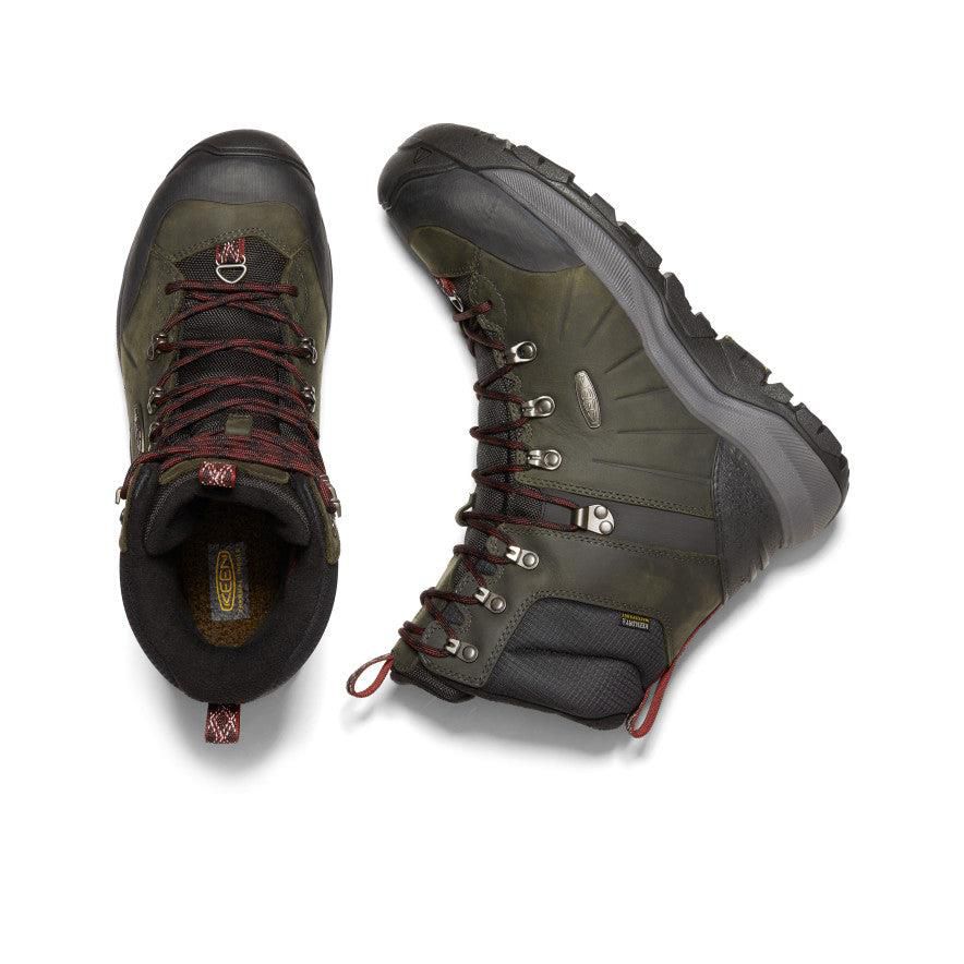 Olive Men Keen Revel IV High Polar Waterproof Hiking Boots | 07236-LGQB