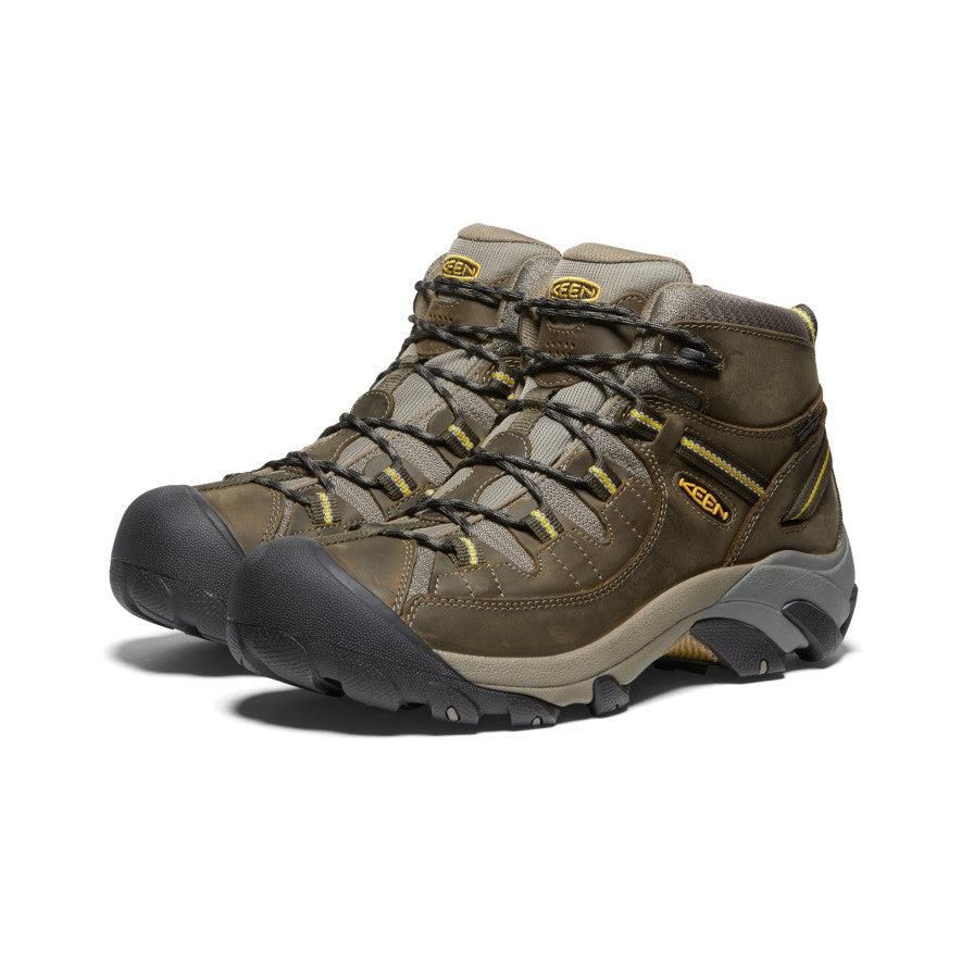 Olive Men Keen Targhee II Mid Waterproofs Hiking Boots | 06187-MWZI