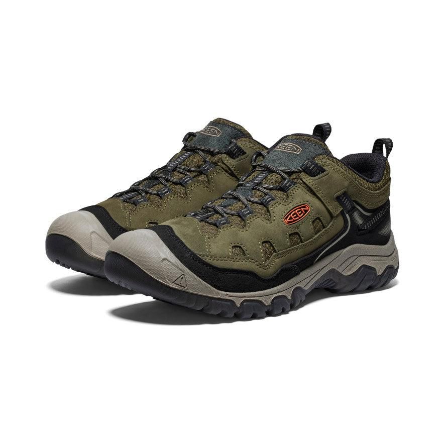 Olive Men Keen Targhee IV Vented Hiking Shoes | 56394-KYOT