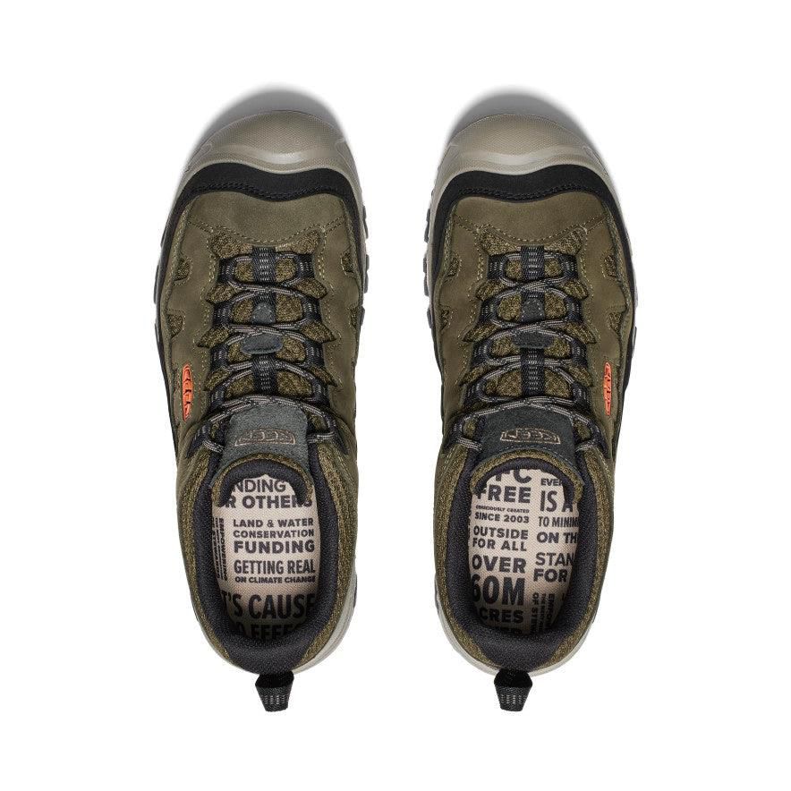 Olive Men Keen Targhee IV Vented Hiking Shoes | 56394-KYOT