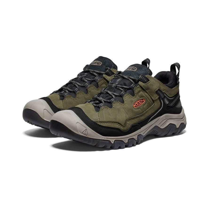 Olive Men Keen Targhee IV Waterproof Hiking Shoes | 31572-SYFC