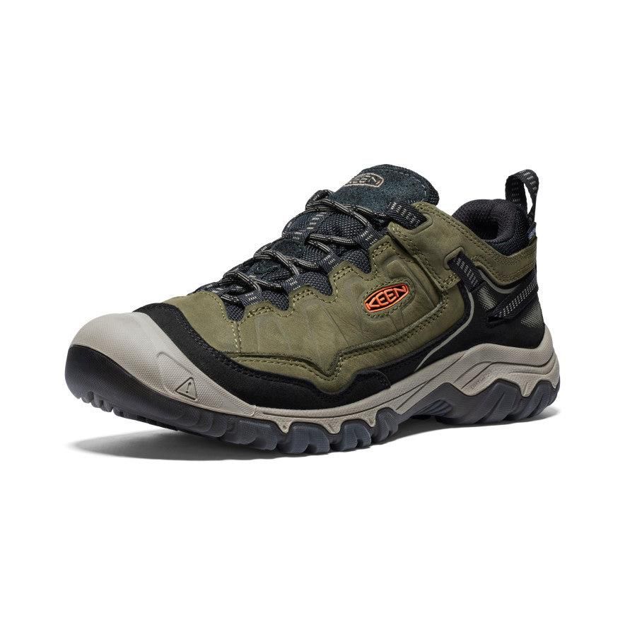 Olive Men Keen Targhee IV Waterproof Hiking Shoes | 31572-SYFC