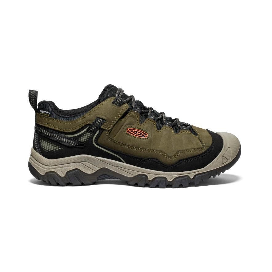 Olive Men Keen Targhee IV Wide Waterproof Hiking Shoes | 17925-WOTQ