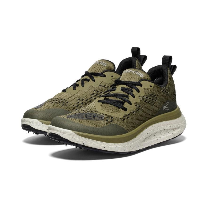 Olive Men Keen WK400 Walking Shoes | 51843-JQMT