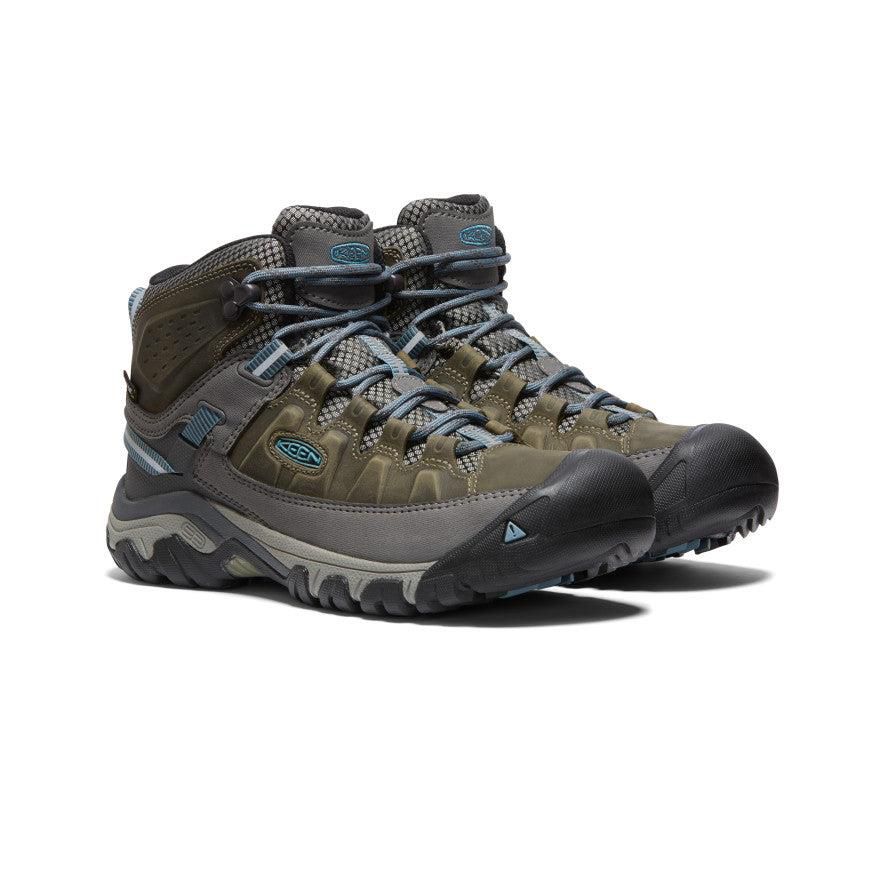 Olive Women Keen Targhee III Waterproof Wide Hiking Boots | 89624-QHZR