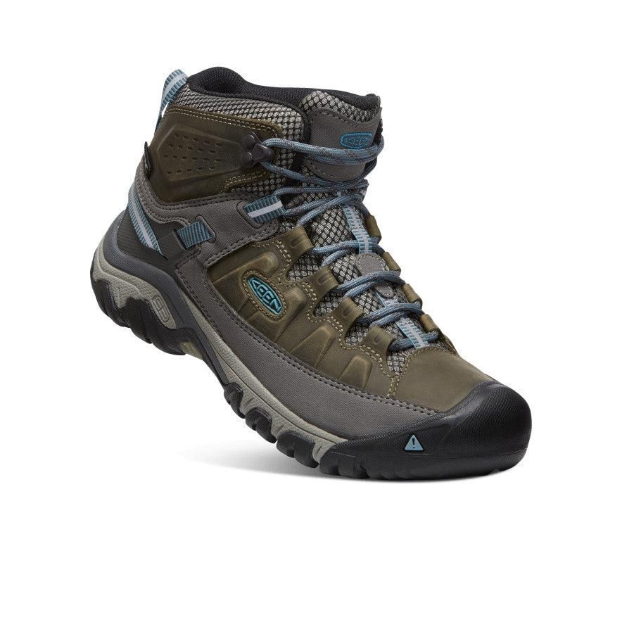 Olive Women Keen Targhee III Waterproof Wide Hiking Boots | 89624-QHZR