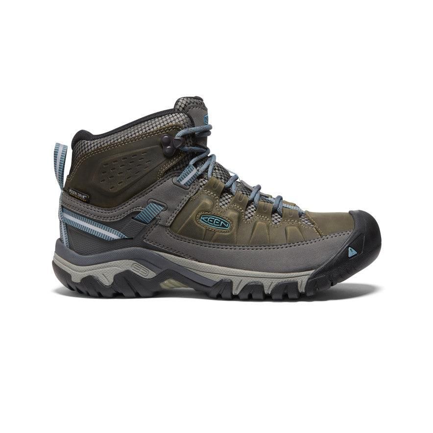 Olive Women Keen Targhee III Waterproof Wide Hiking Boots | 89624-QHZR