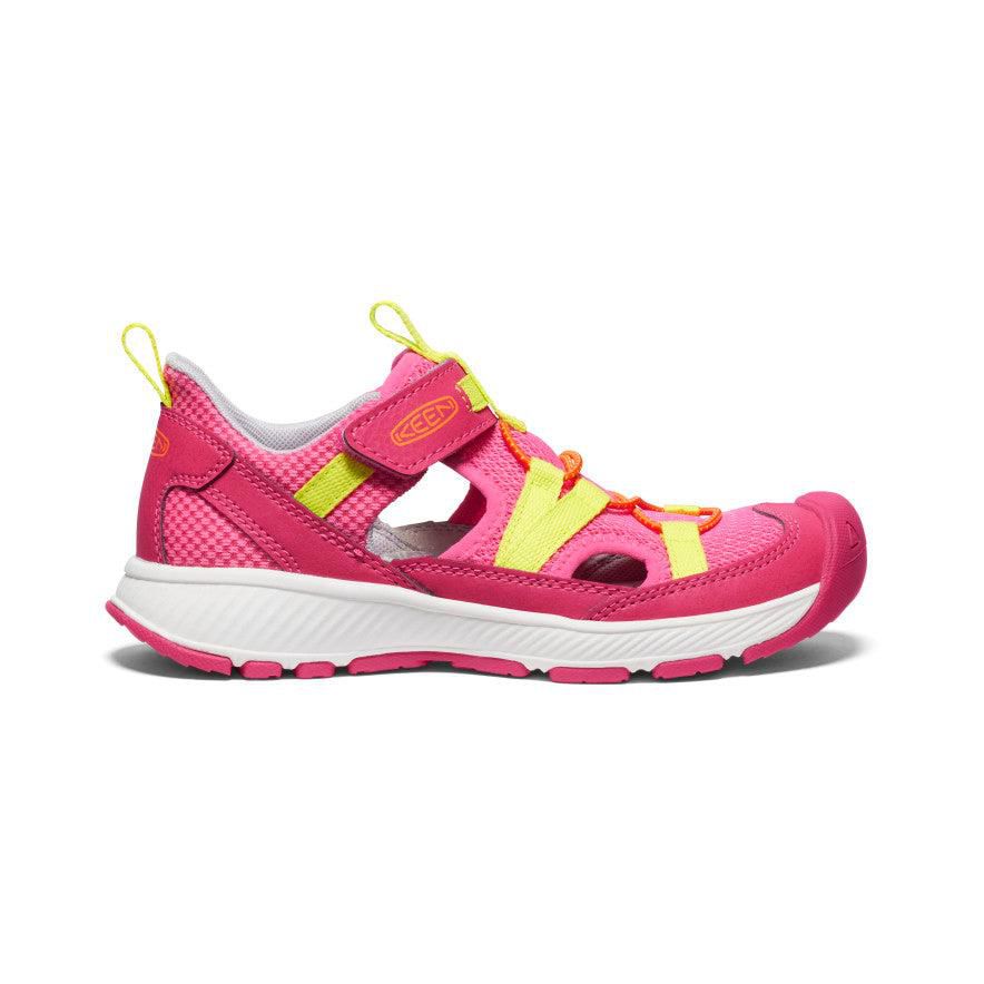 Pink Kids\' Keen Motozoa Sandals | 78053-SLVH