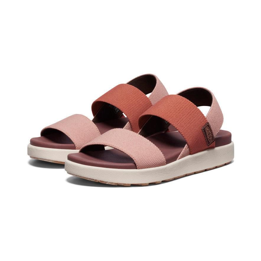 Pink Women Keen Elle Backstrap Sandals | 85704-RSAK