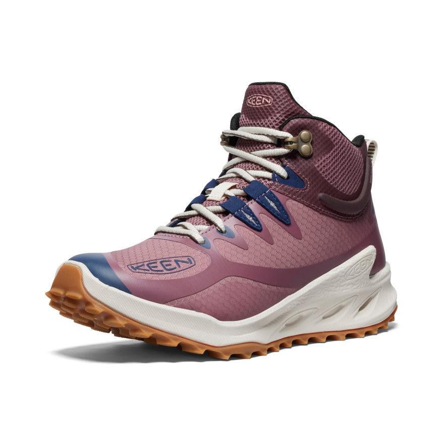 Pink Women Keen Zionic Waterproof Hiking Boots | 75084-CRNB