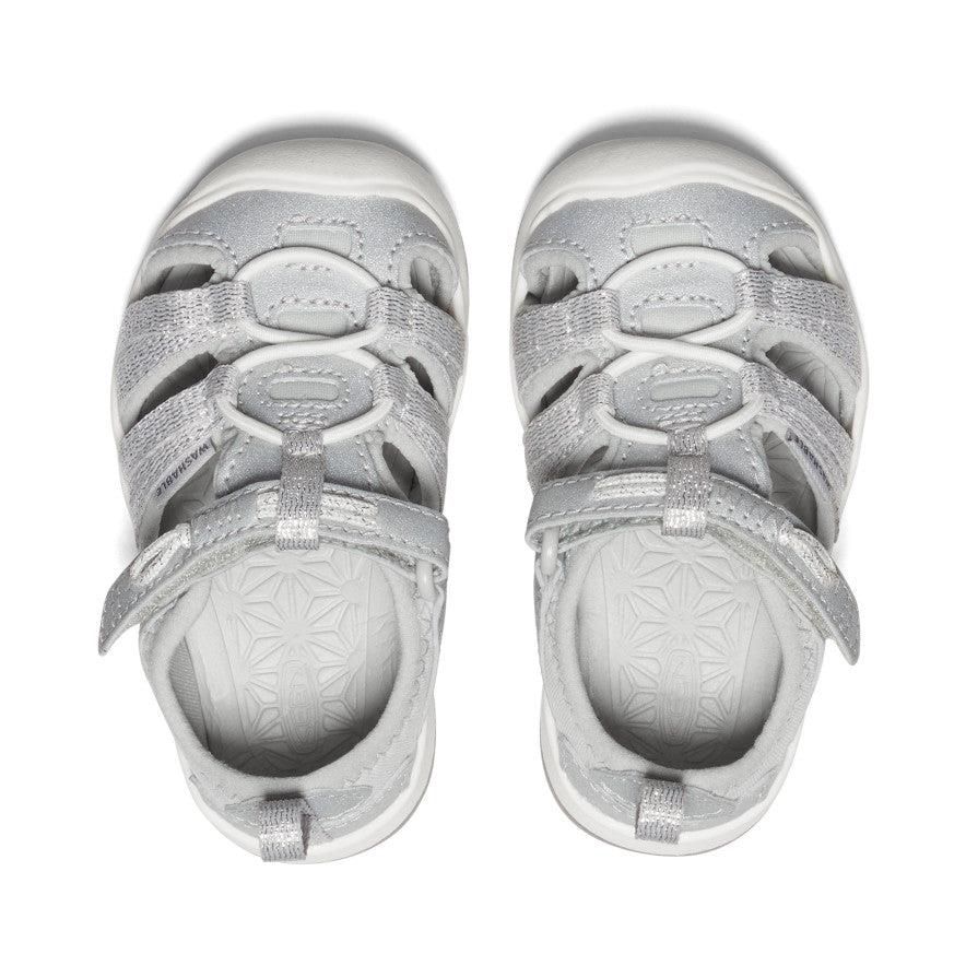 White Kids' Keen Moxie Sandals | 86059-BLVQ