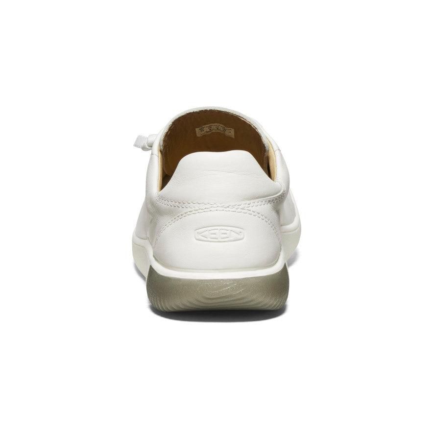 White Men Keen KNX Leather Sneakers | 23416-YXEZ