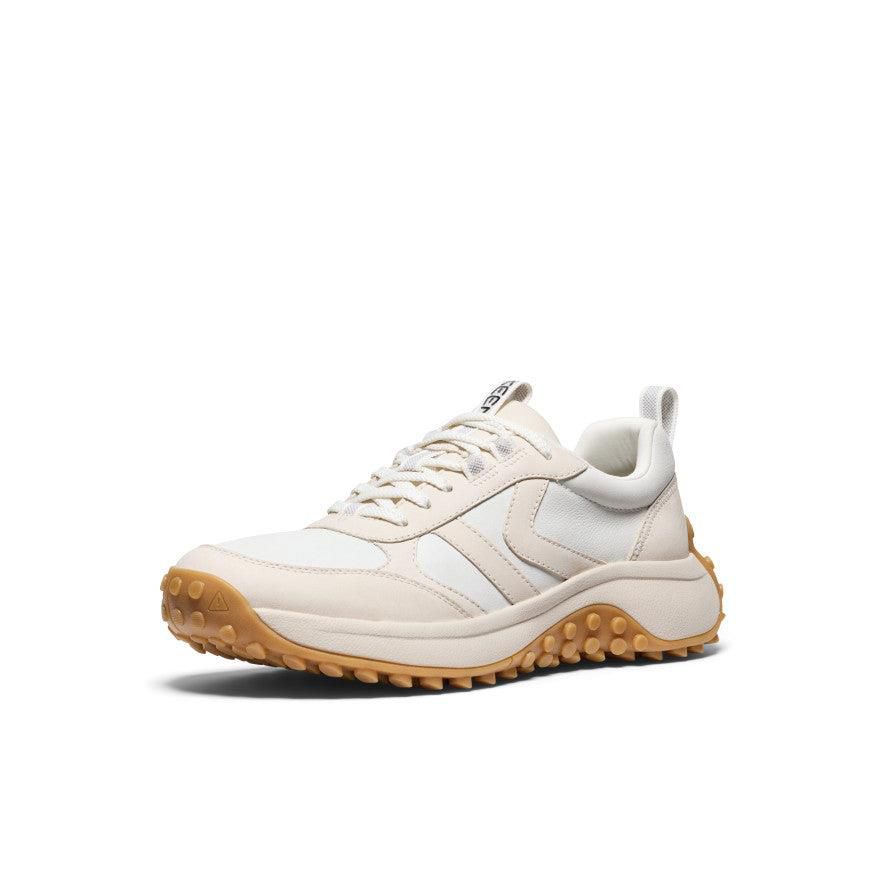 White Women Keen KS86 Leather Sneakers | 13567-UQBA