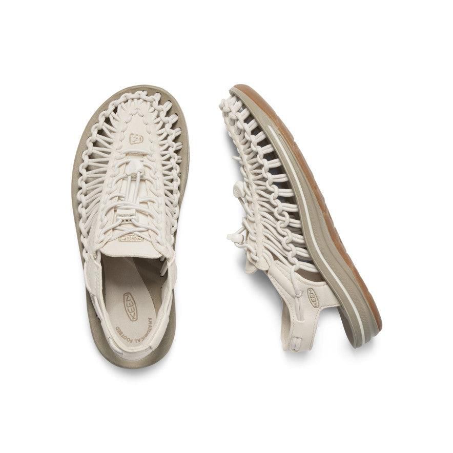 White Women Keen UNEEK Sneaker Sandals | 67318-EDWC