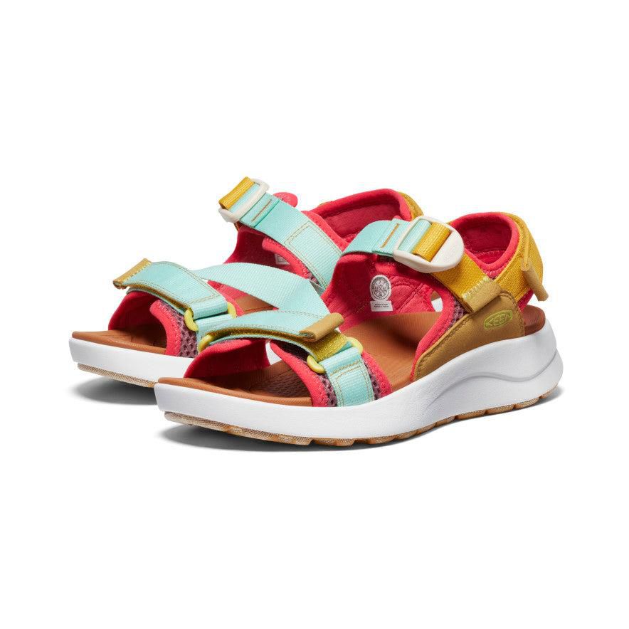 Yellow Women Keen Elle Sport Backstrap Sandals | 36751-SVZO