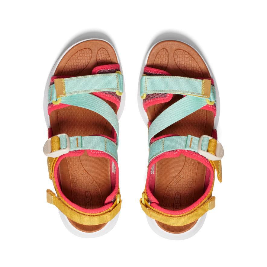 Yellow Women Keen Elle Sport Backstrap Sandals | 36751-SVZO